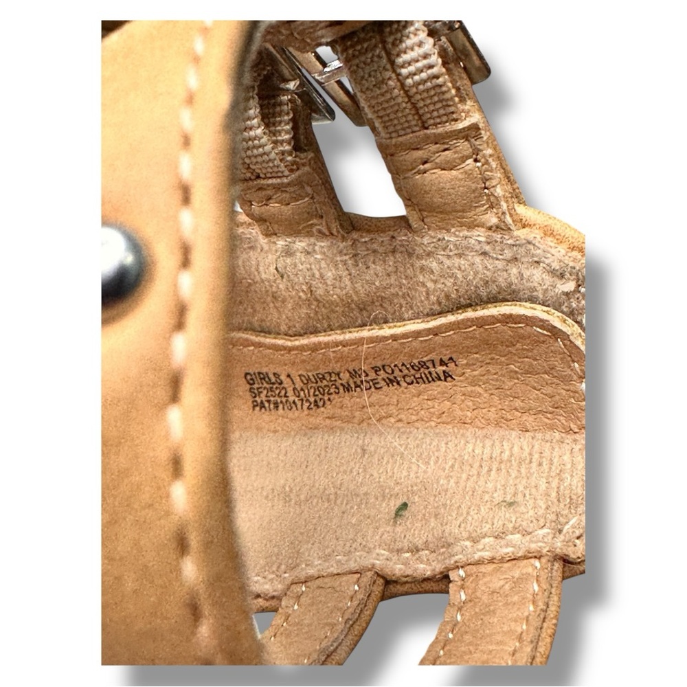 DV Dolce Vita - Girls' Durzy Studded Gladiator Sandals - Size 1 - Picture 3 of 8